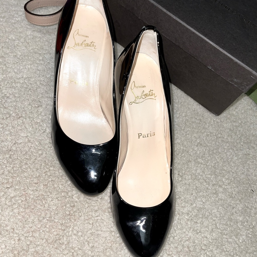 Authentic Christian Louboutin wedge